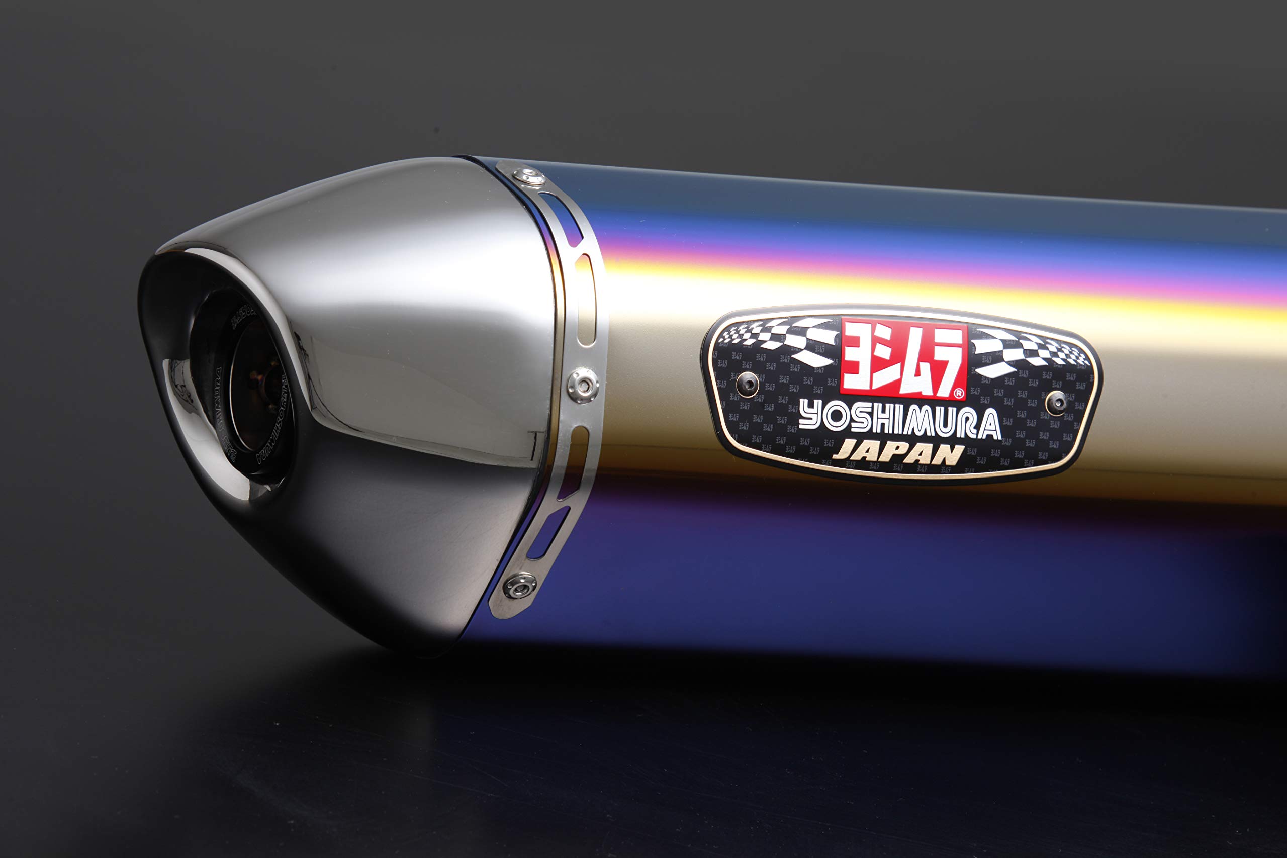 ヨシムラ スズキGSR250用ステンレス マフラー ※目立たない下側に凹み