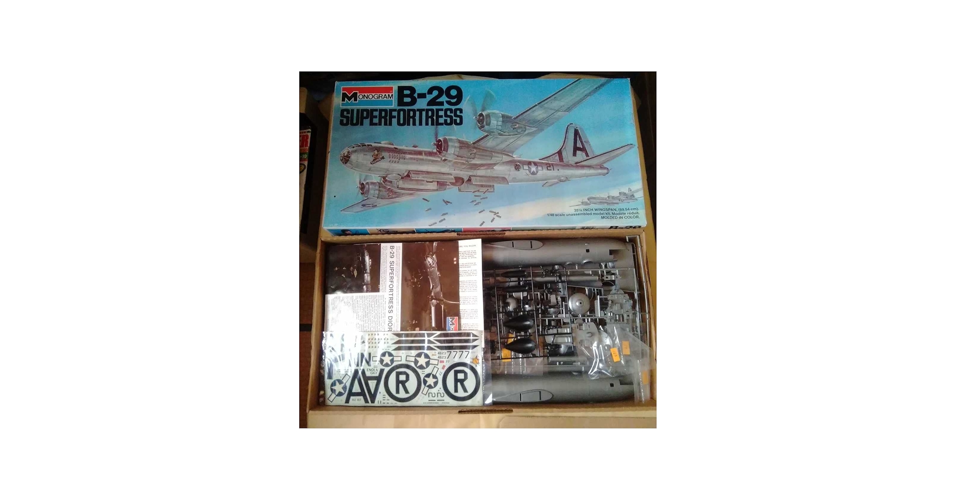 Amazon | 大型キット monogram 1/48 B-29 superfortress プラモデル