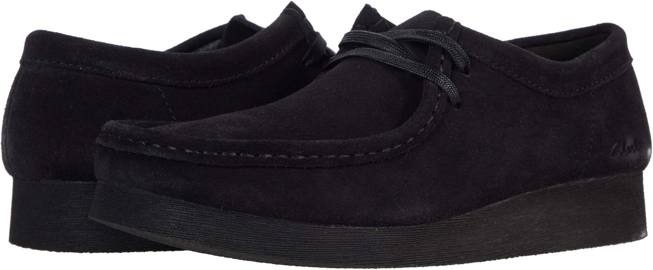 Amazon.com | Clarks Wallabee 2 Black Suede 6.5 B (M) | Oxfords
