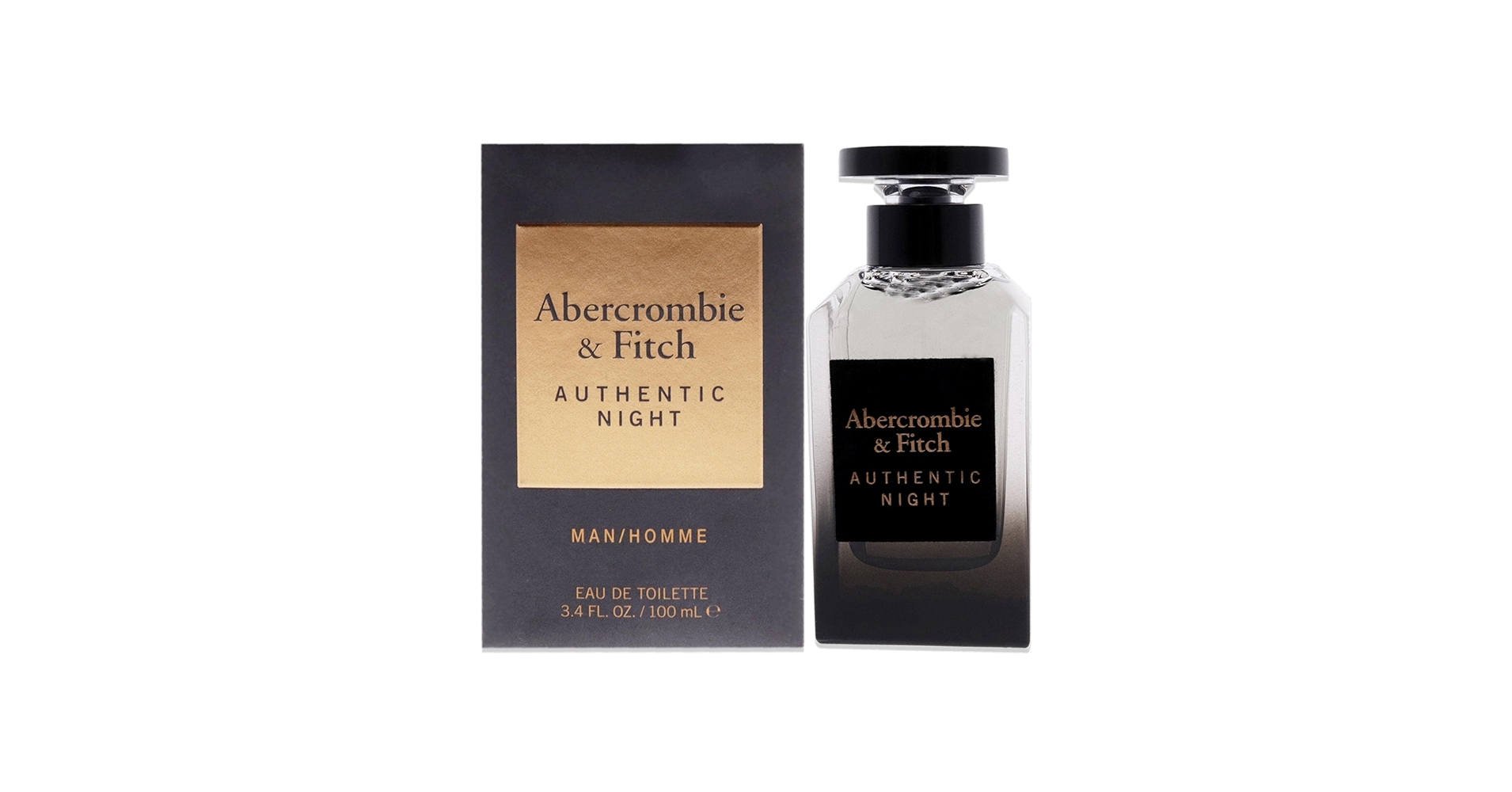 Amazon.com : Abercrombie & Fitch Authentic Night Men EDT Spray 3.4