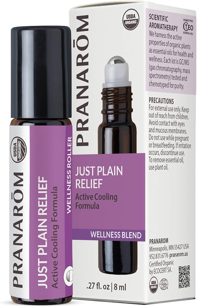 Amazon.com: Pranarom - Just Plain Relief Essential Oils, Relaxing