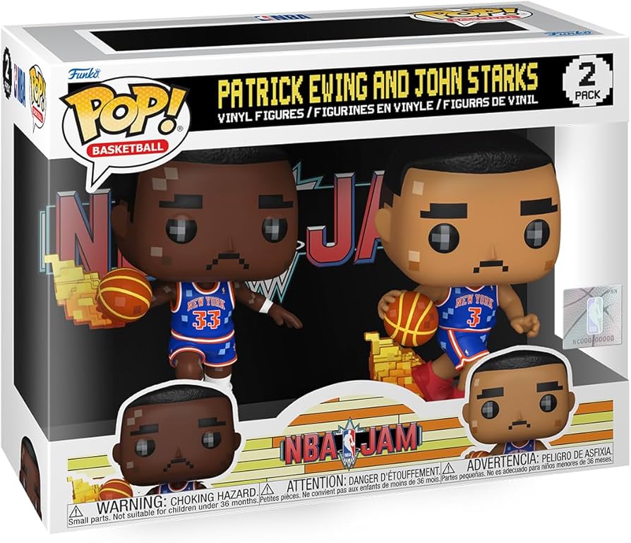 Funko Pop! NBA JAM: Knicks - Patrick Ewing and John Starks 2-Pack