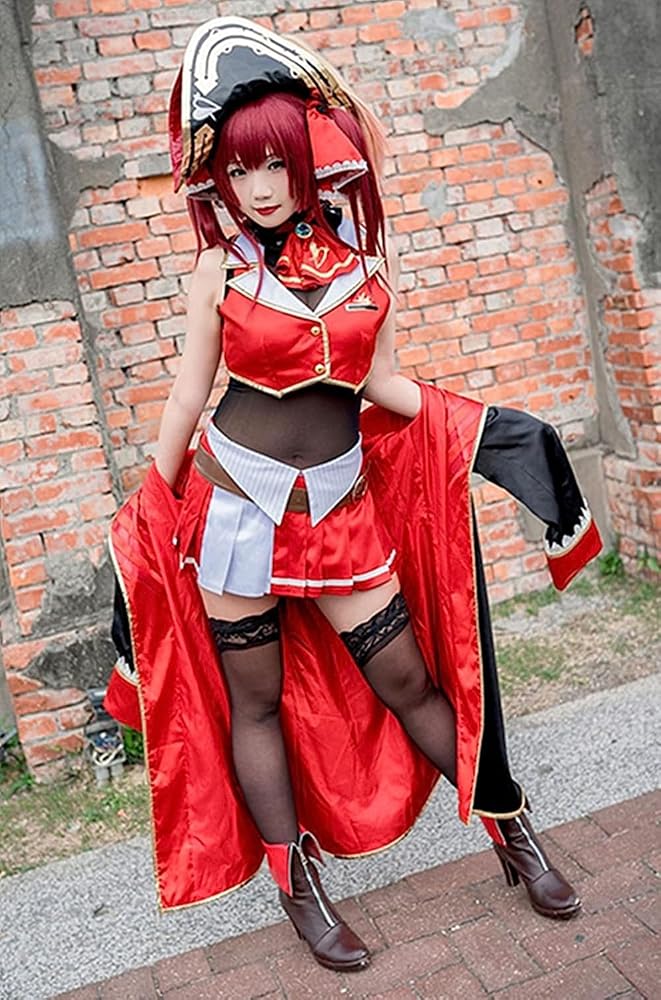 Amazon.co.jp: [Mange] かつら付き バーチャルYouTuber 宝鐘マリン