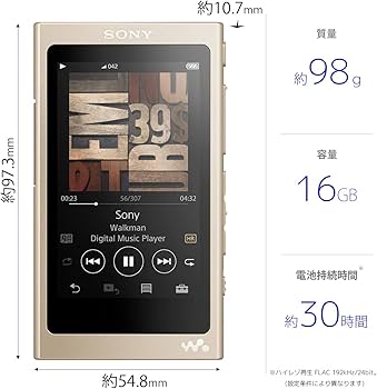 Amazon.co.jp: ソニー ウォークマン Aシリーズ 16GB NW-A45