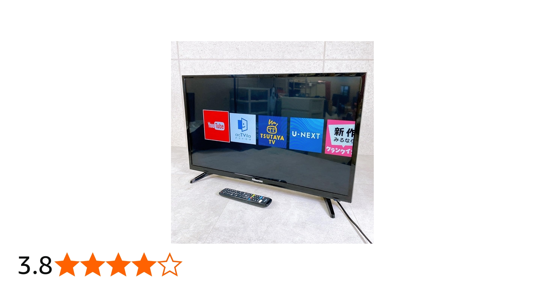 Amazon | Hisense(ハイセンス) 液晶テレビ（前面:ブラック 背面:マット