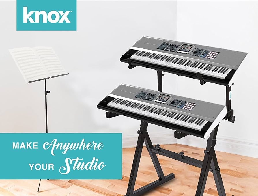 Amazon | Knox Gear Z-Style 2段電子キーボード ピアノスタンド