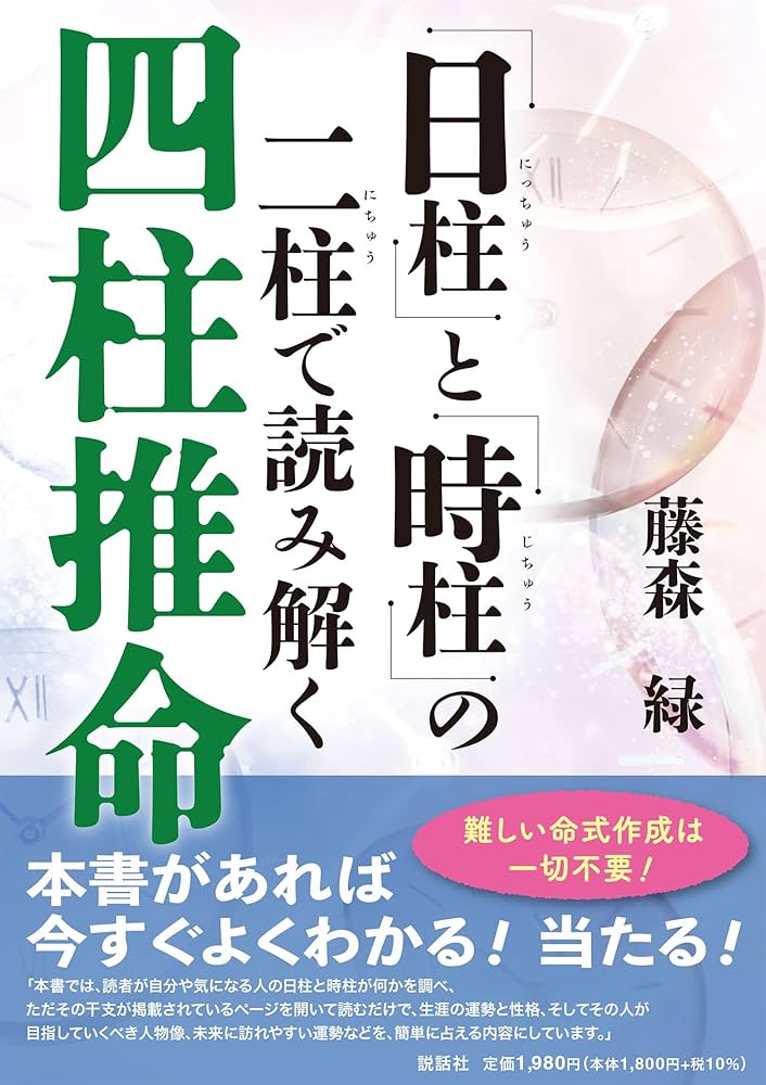 日柱（にっちゅう）」と「時柱（じちゅう）」の二柱（にちゅう）で