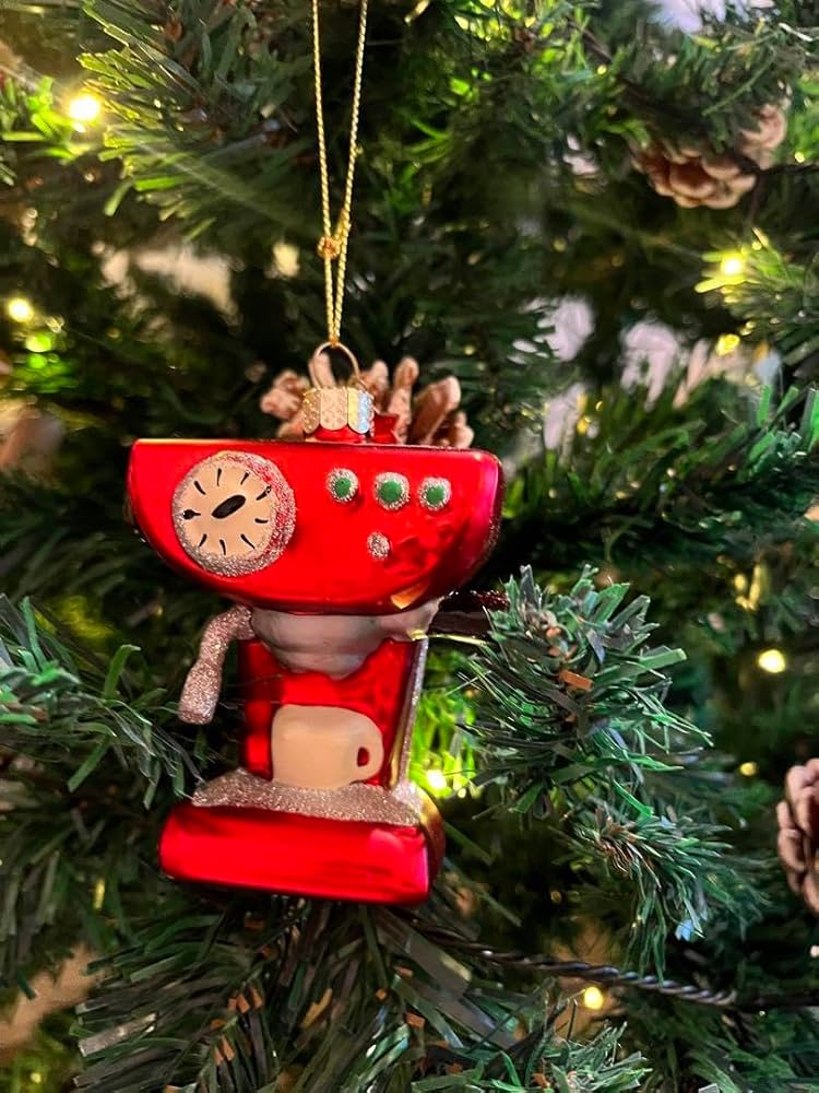 Amazon | コーヒーマシーンガラスオーナメントVONDELSオランダ海外製