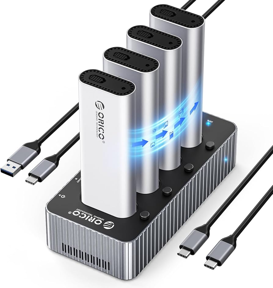 Amazon.co.jp: ORICO SSD クローン スタンド 40Gbps高速データ転送 M.2