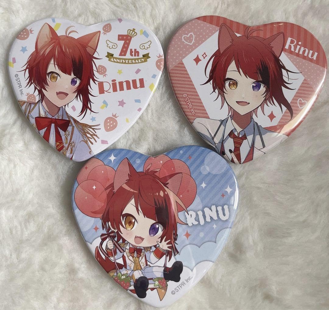 すとぷり 莉犬 カード・バッジセット 莉犬くん カード 缶バッジセット