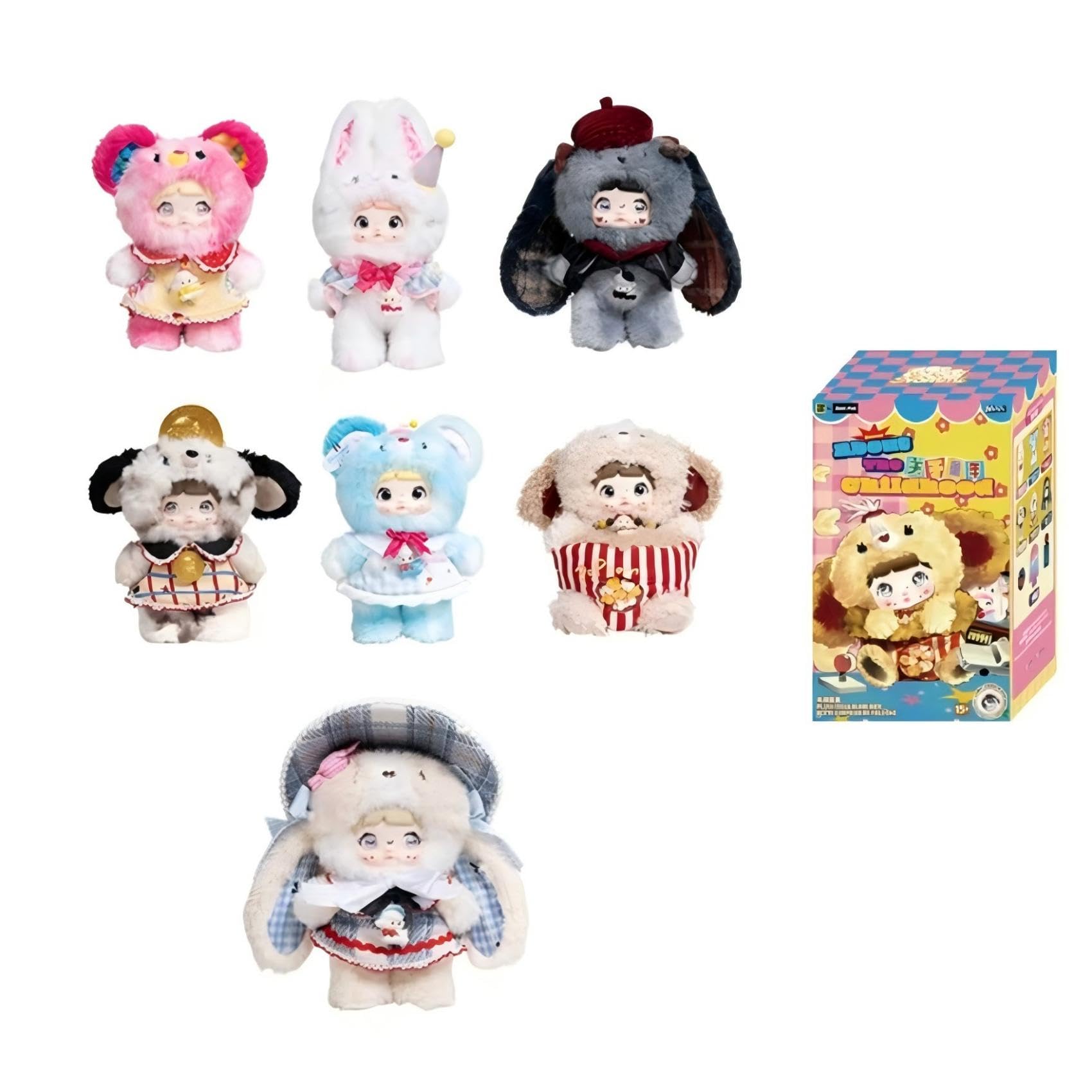 Amazon.co.jp: Nommi 童年シリーズ ぬいぐるみ ブラインドボックス｜瞳