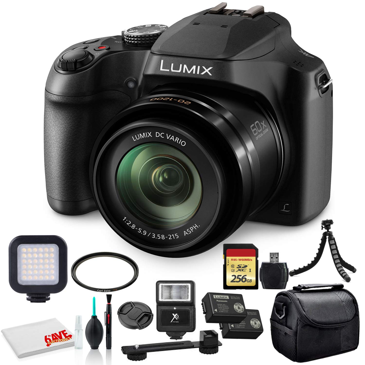 Amazon.com : Panasonic Lumix DC-FZ80D / DC-FZ85D Digital Camera