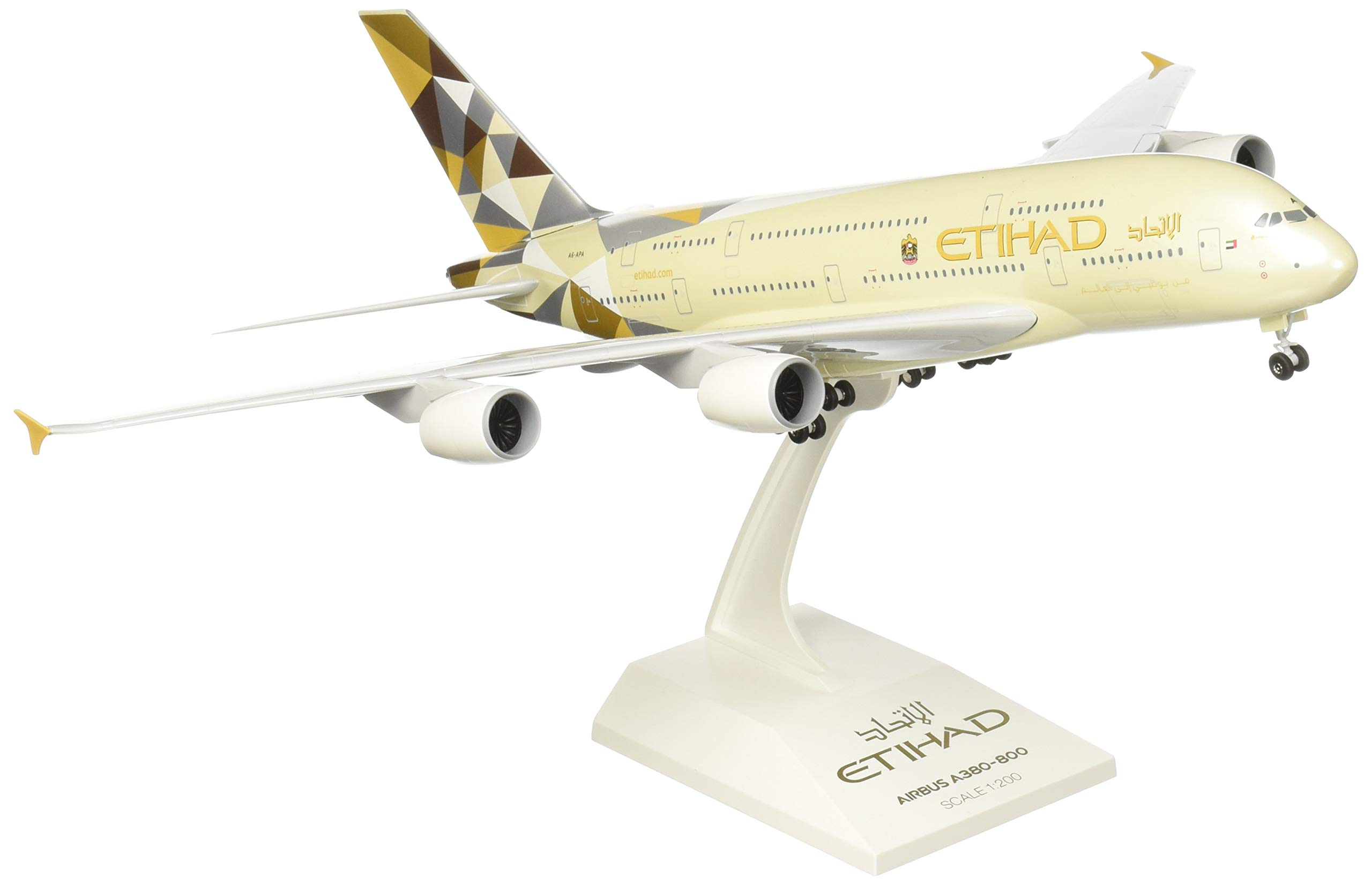 Amazon | SKY MARKS 1/200 A380-800 エティハド航空 ギア付 完成品