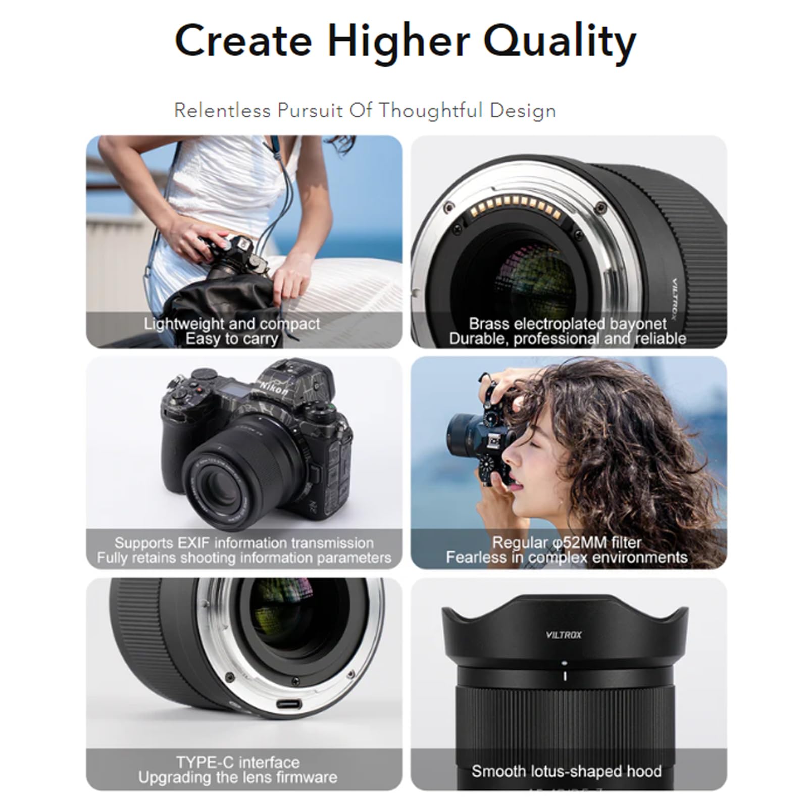 Amazon.co.jp: VILTROX AF 40mm F2.5レンズ フルサイズ カメラ レンズ