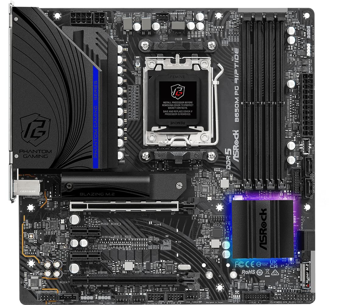 Amazon.com: ASRock B650M PG Riptide AMD Ryzen 7000 Series