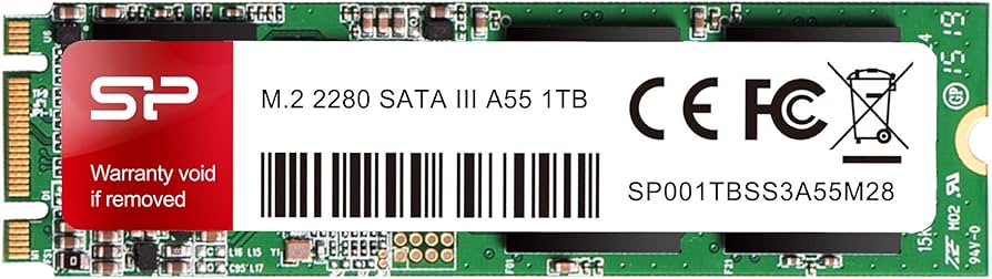 Amazon.com: Silicon Power 1TB A55 M.2 SATA M+B Key SSD Internal
