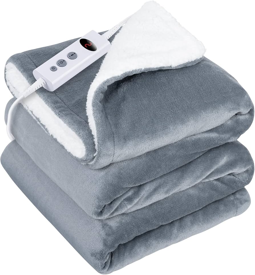 Amazon.co.jp : 電気毛布 敷き 掛け 電気膝掛け 電気ブランケット