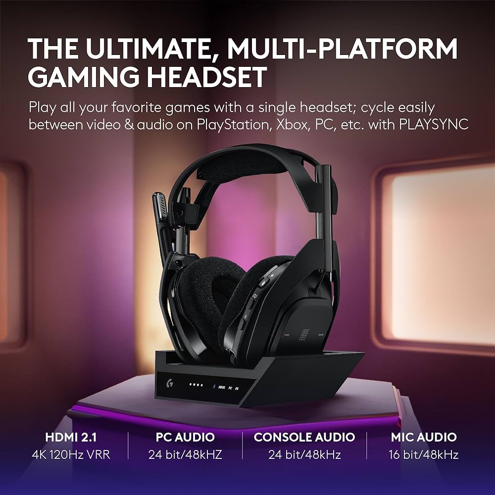Logitech G Astro A50 X Lightspeed Wireless Gaming Headset + Base