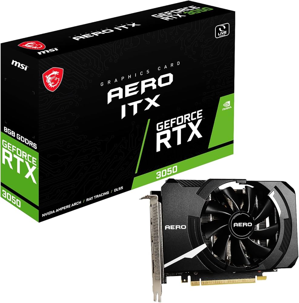 Amazon | MSI GeForce RTX 3050 AERO ITX 8G グラフィックスボード