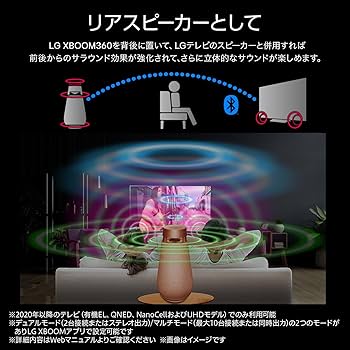 Amazon.co.jp: LG XO3QBK 360°ワイヤレススピーカー : 家電＆カメラ