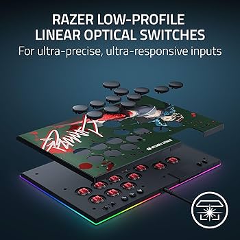 Amazon.com: Razer Kitsune All-Button Arcade Controller: For PS5