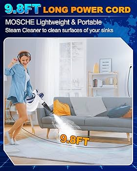 Amazon.com - Handheld Pressurized Steam Cleaner with 11-Piece