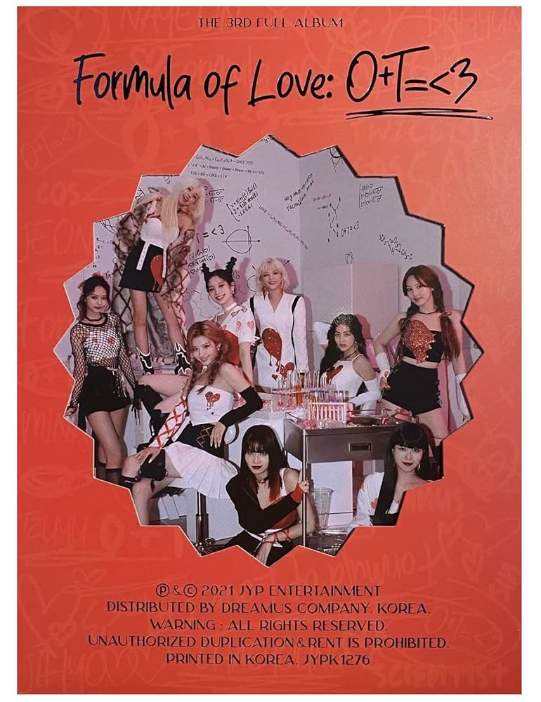 Amazon.co.jp: TWICE Formula of Love: O+T=<3 3rd Album Contents+