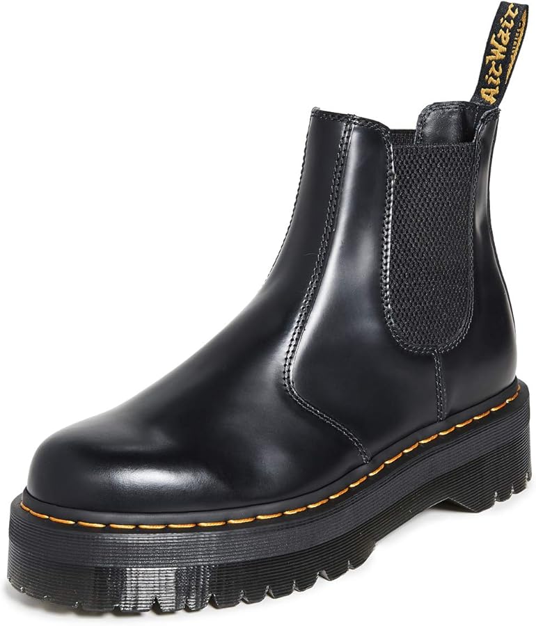 Amazon.com | Dr. Martens Unisex 2976 Quad Platform Chelsea Boot