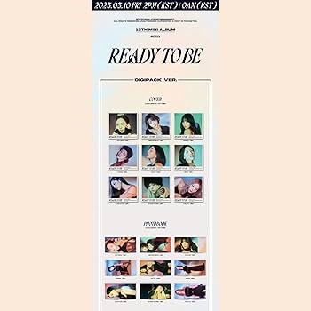TWICE - READY TO BE Digipack Version (JIHYO Cover incl. Album +
