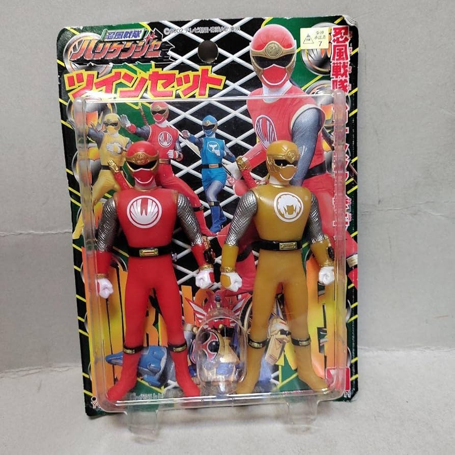 Amazon.co.jp: ユタカ 忍風戦隊ハリケンジャー ツインセット ソフビ
