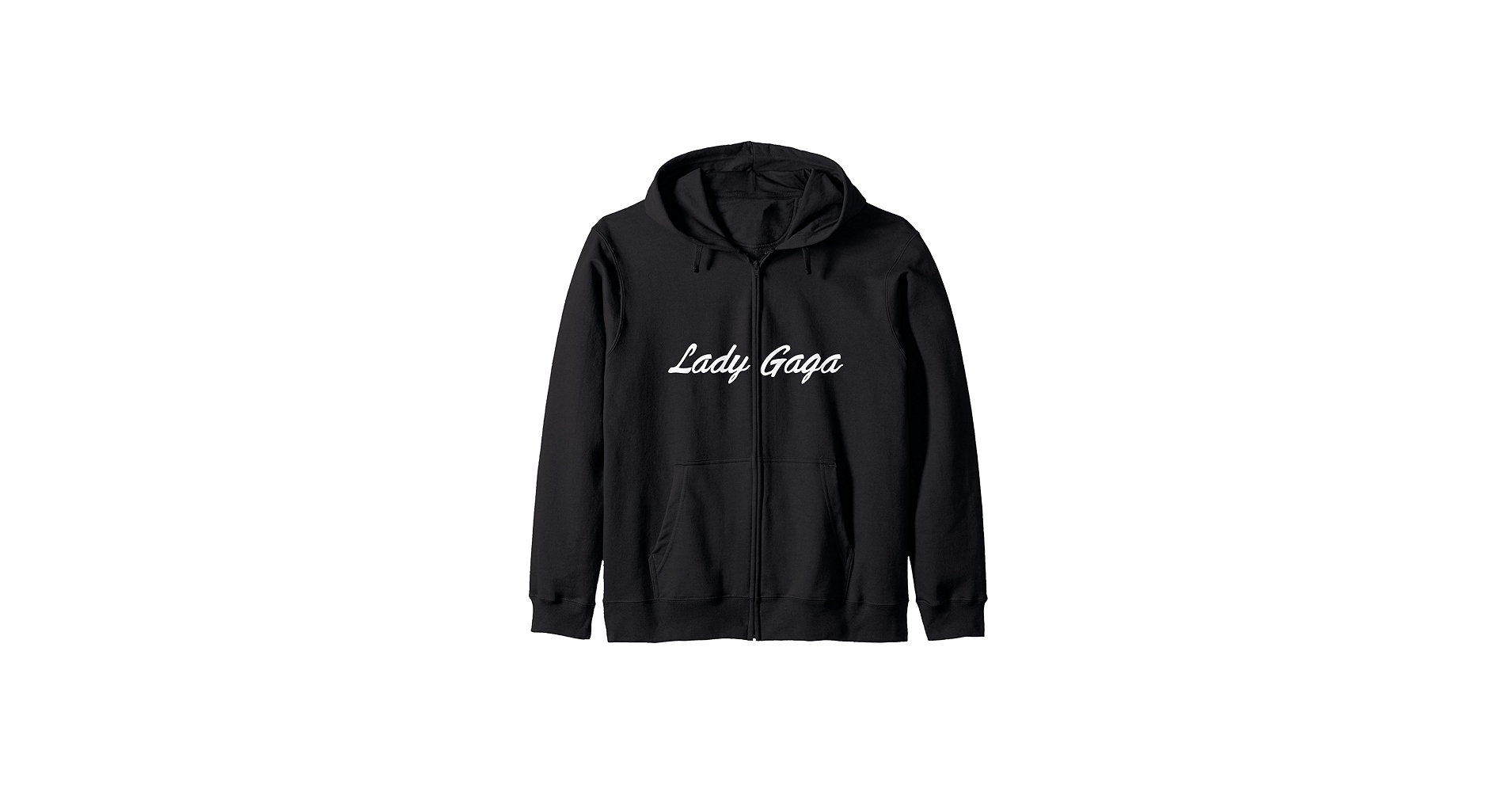Amazon.com: Lady Gaga Official Script Zip Hoodie : Clothing, Shoes