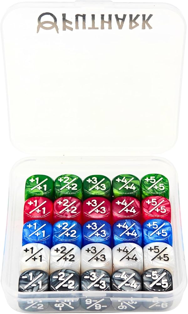 Amazon.co.jp: MTG カウンターダイスセット 25個入り｜パワー/タフネス