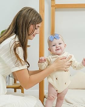 Amazon.com: jollybows 20pcs Baby Girls Nylon Hair Bows Headbands