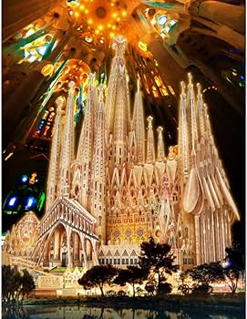 Amazon.co.jp: 耐久性のある LED 教会パズルジグソーパズル大人のため