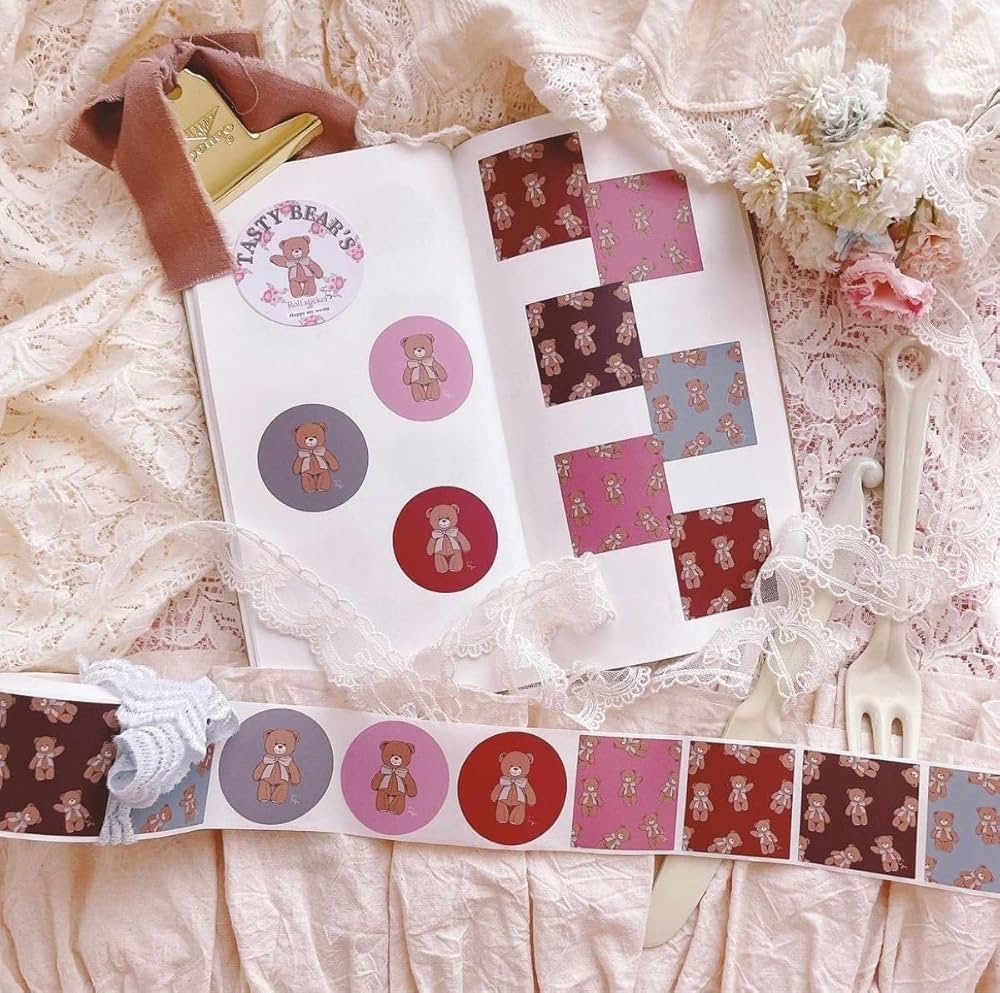 ARomantic PETテープ ロールシール メモ 紙物 新作 コンプセット