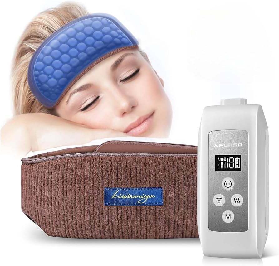 Amazon.co.jp: AFUNSO ヘッドバンド 頭ケア 頭スッキリ空気圧 空気圧縮