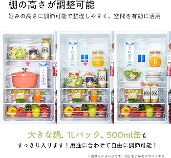 Amazon | ハイセンス 冷蔵庫 幅49cm 175L 右開き HR-D1701S シルバー 2