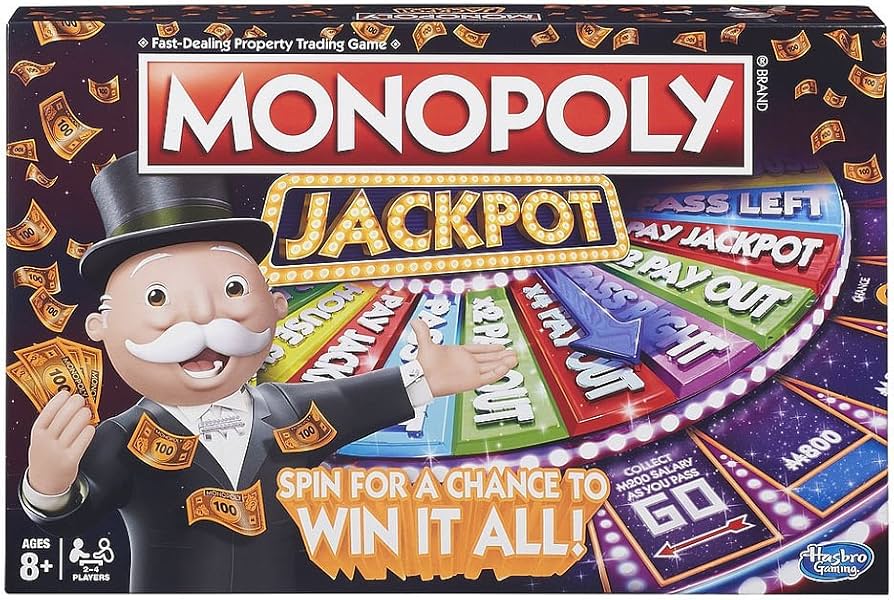 Amazon.co.jp: Monopoly Jackpot Board Game : おもちゃ