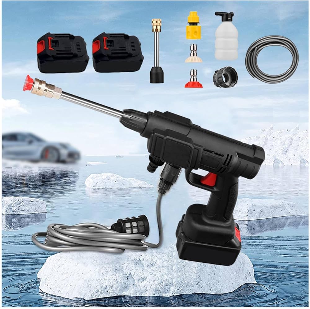 Amazon | 高圧洗浄機コードレス, ハイパワー 600W、24v1500mah 高性能