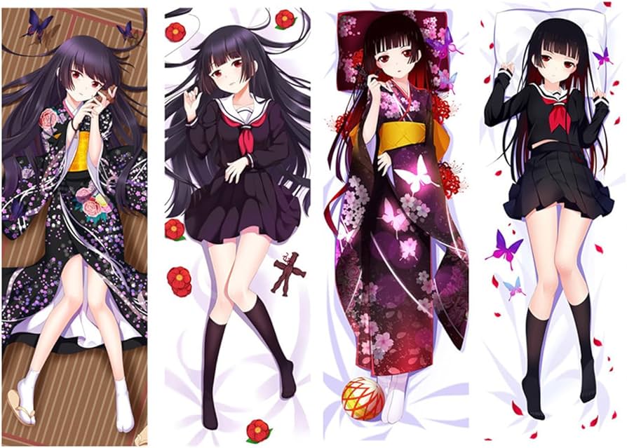 Amazon.co.jp: 地獄少女 閻魔あい 抱き枕カバー クッションカバー 2way