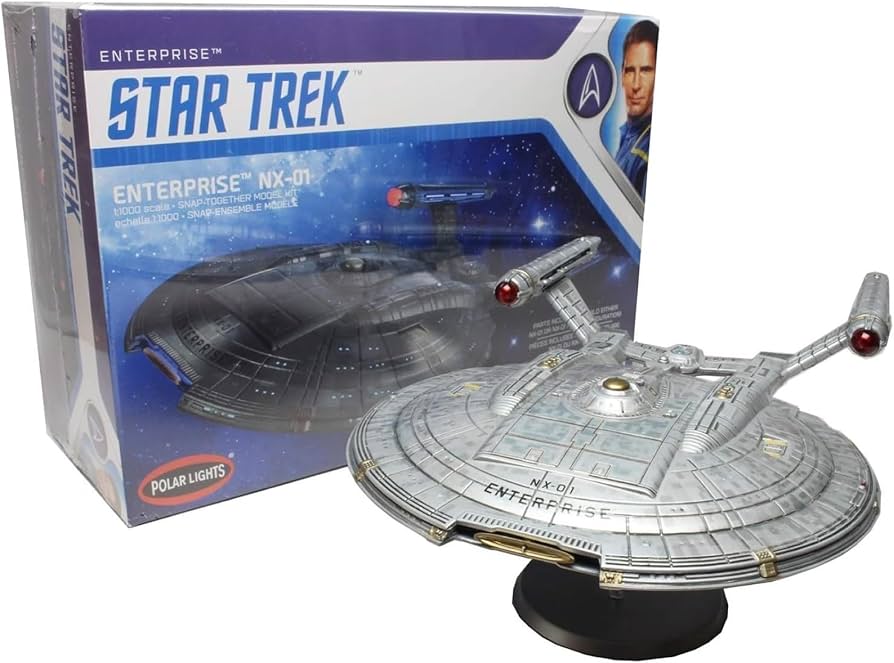Polar Lights Star Trek NX-01 Enterprise (Snap) 2T 1:1000 Scale