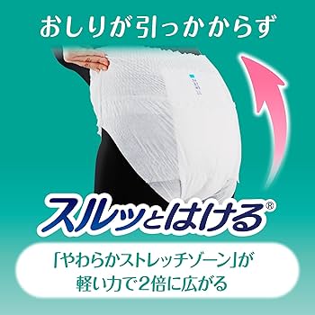 Amazon.co.jp: ライフリー 【 うす型軽快パンツ】 2回吸収 Mサイズ