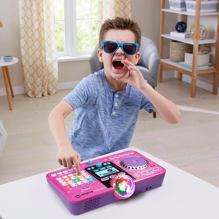 Amazon.com: VTech Kidi Star DJ Mixer, Pink : Toys & Games