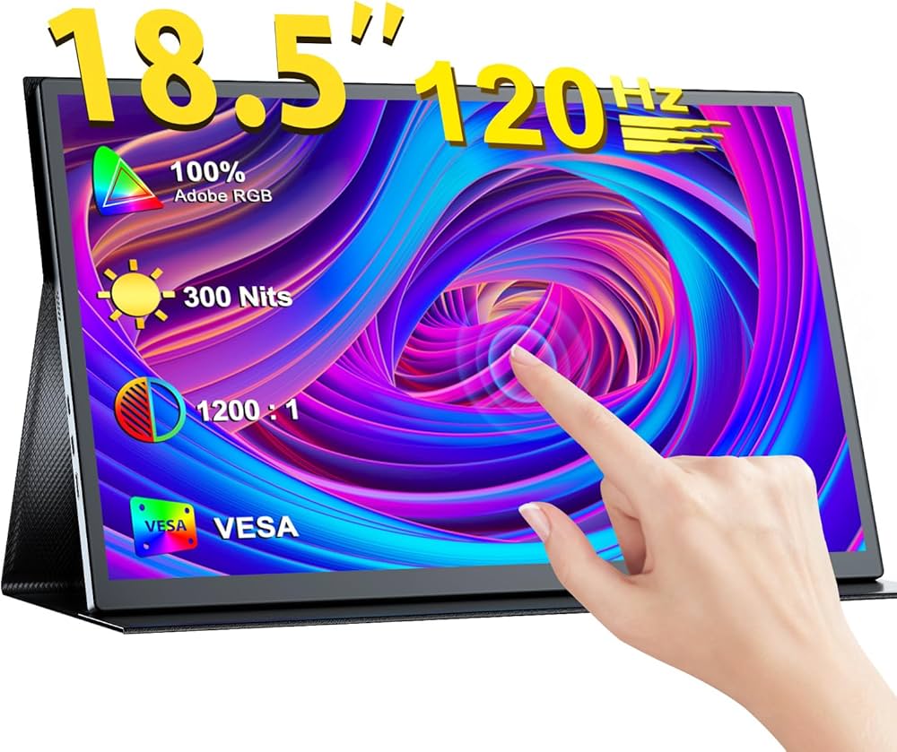 Amazon.co.jp: EVICIV モバイルモニター タッチパネル 18.5インチ