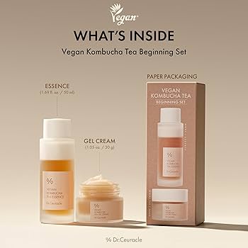 Amazon.com : Dr.Ceuracle Vegan Kombucha Tea Essence and Gel Cream