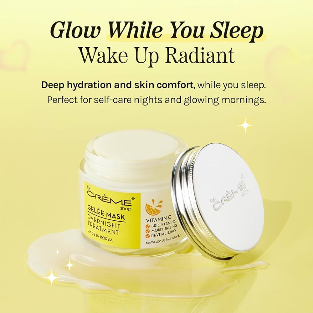 Amazon.com : The Crème Shop Korean Skincare | Overnight Gel Mask