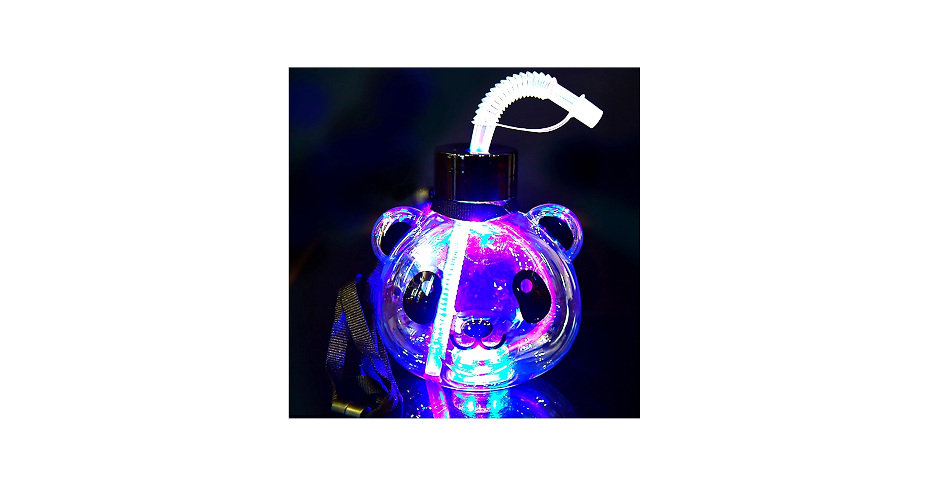 Amazon.co.jp: 6個セット パンダ 光る ボトル 約500ml 大量 セット