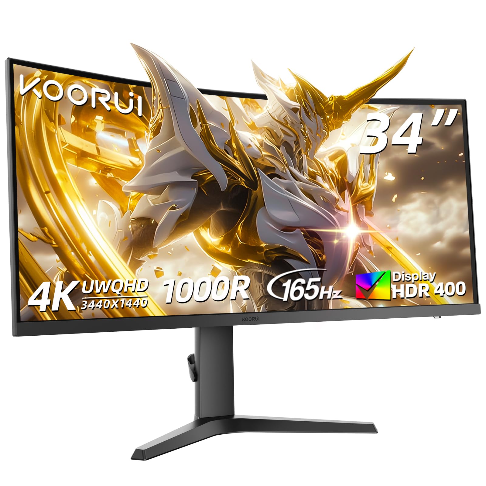 Amazon.co.jp: KOORUI 34インチ モニター ウルトラワイドモニター 湾曲