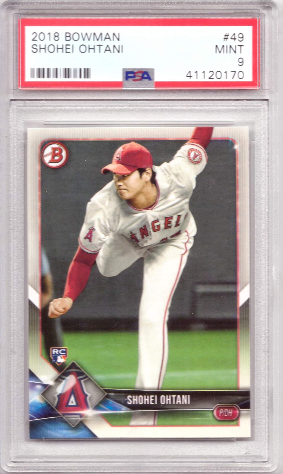 Amazon.com: 2018 Bowman Baseball #49 Shohei Ohtani Rookie Card
