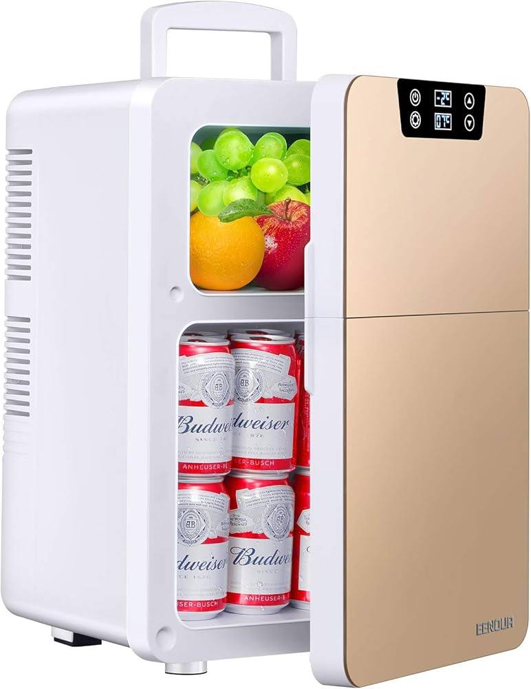 Amazon | EENOUR 冷温庫 20L ポータブル 小型 2ドア 同時保温保冷可能